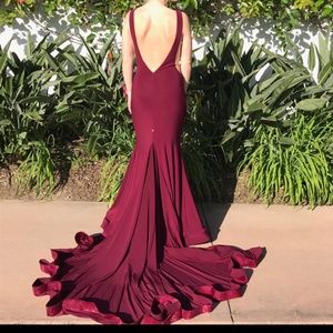 Open Back Jovani Prom Dress